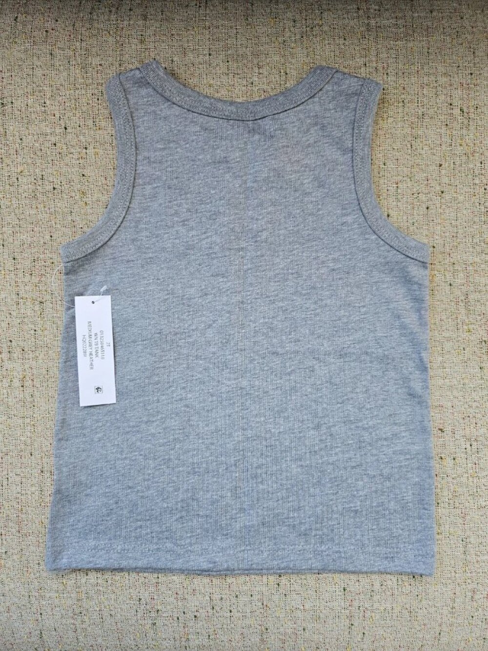 Wonder Nation Kids Tank Top White and Gray Sleeve Less T Shirt Size 2T Lot of 2 - Picture 4 of 12